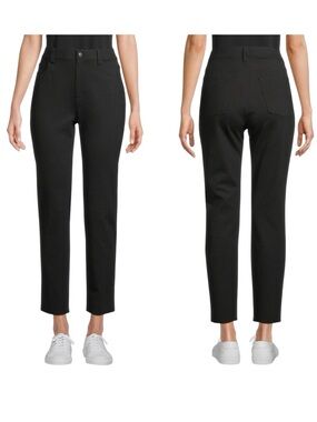 Eileen Fisher Stretch Slim Leg Pants Black Size 3X